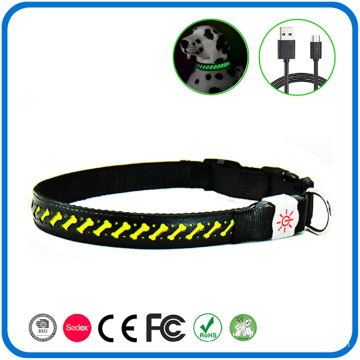 Led Dog Pet Security Night Necklace Collar